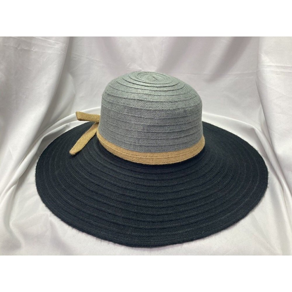 Collection Eighteen Women’s Knit Floppy Ribbed Sun Hat Sunday Glam O/S - Picture 3 of 5